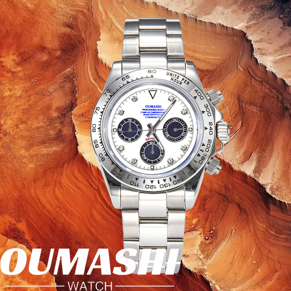 Luxury Watch Strap - Luxury VK63 Watches Sapphire Glass 316L