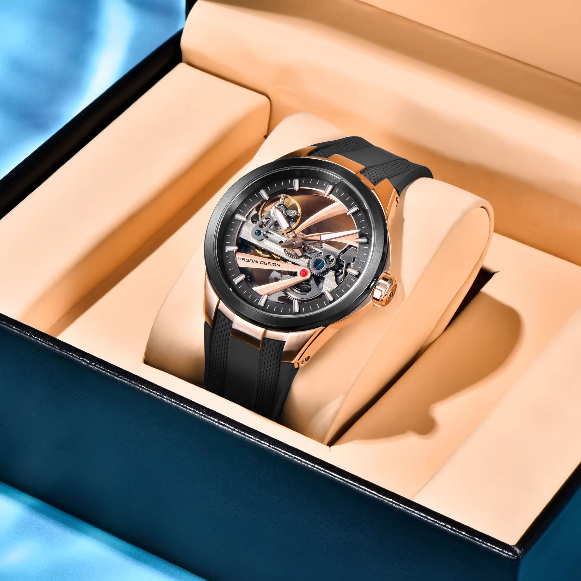 PAGANI DESIGN Extraordinary De - огляд і ціна Luxury Watch Gold And Black