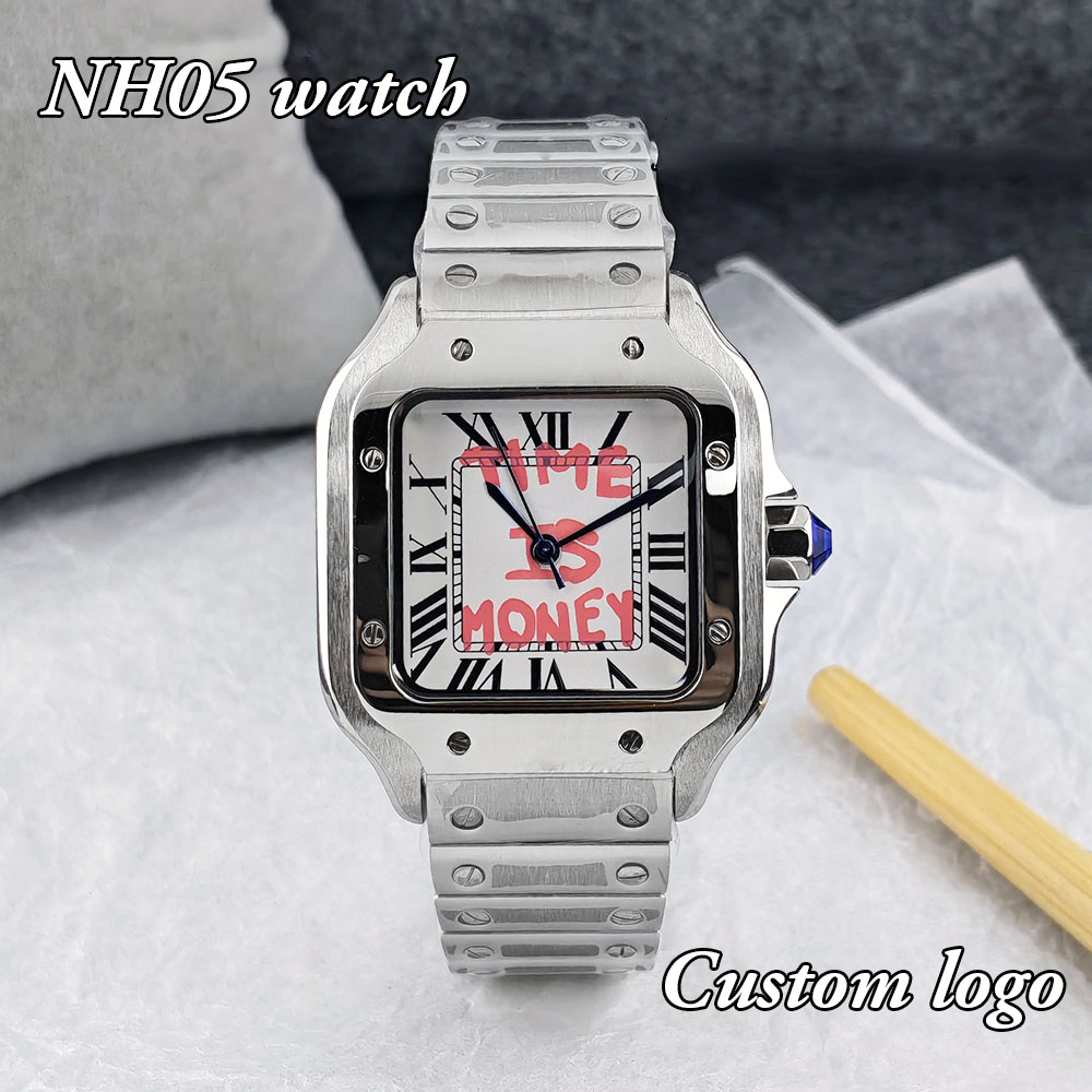 New NH05 Square Watch Time is  - огляд і ціна Luxury Watch Logos