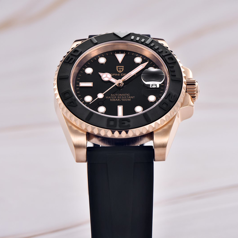PAGANI DESIGN Automatic Watch  - огляд і ціна Luxury Watch Gold And Black