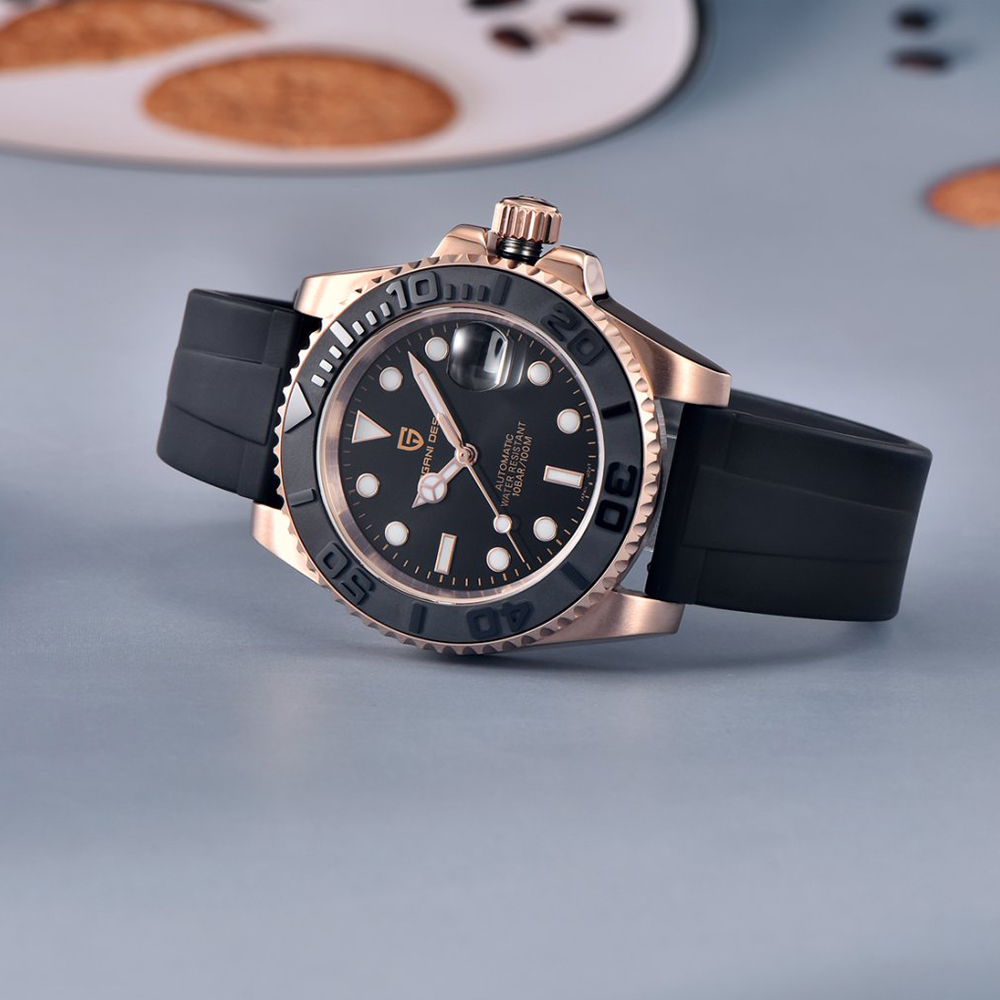 PAGANI DESIGN Automatic Watch  - огляд і ціна Luxury Watch Gold And Black