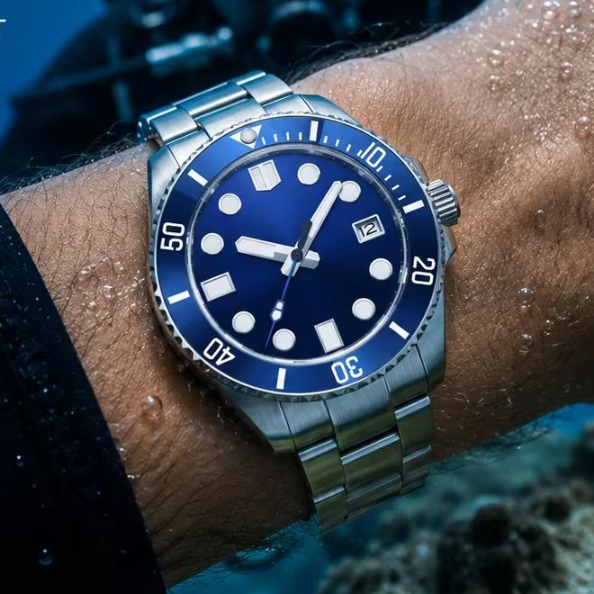 CUSTOM Logo 40mm Men's Automat - огляд і ціна Luxury Watch Logos