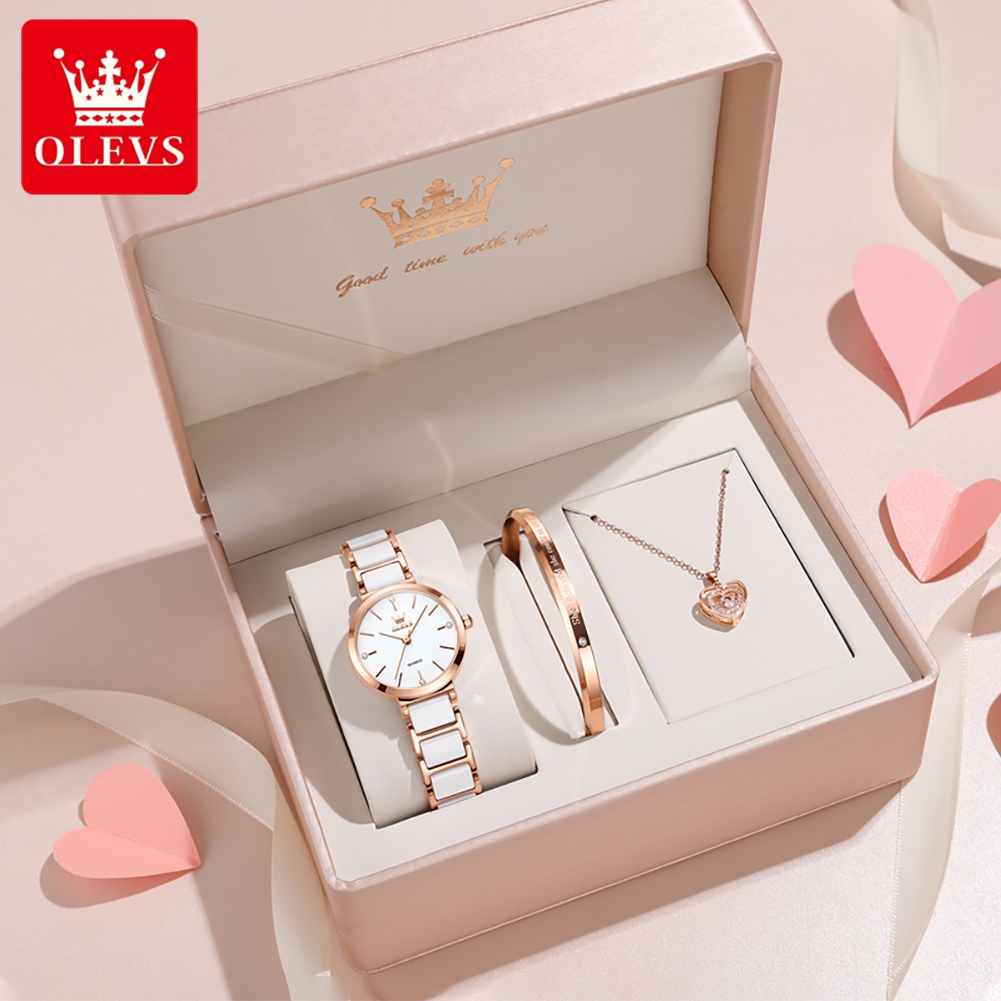 OLEVS Women Watch 5877 Luxury  - огляд і ціна Luxury Watch Strap