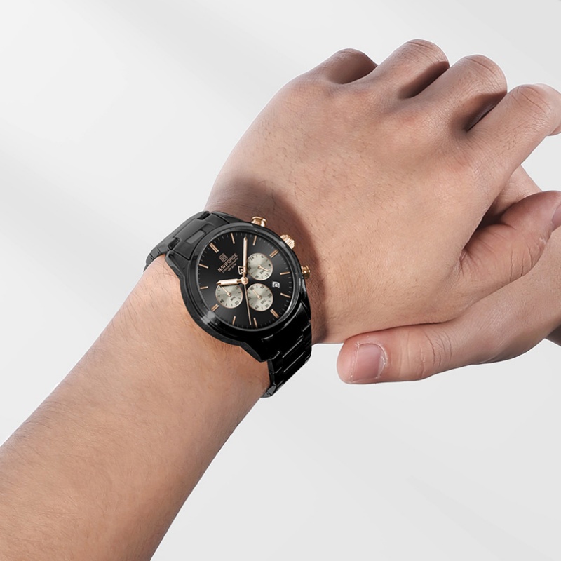 NAVIFORCE Men Quartz Chronogra - огляд і ціна Luxury Watch Strap