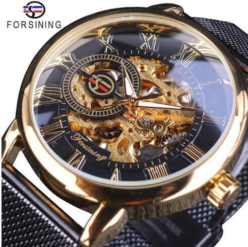 Forsining Top Brand Transparen - огляд і ціна Luxury Watch Brands Logo