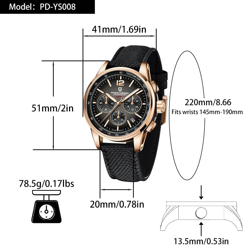 PAGANI DESIGN New Mens Watch 4 - огляд і ціна Luxury Watch Uk