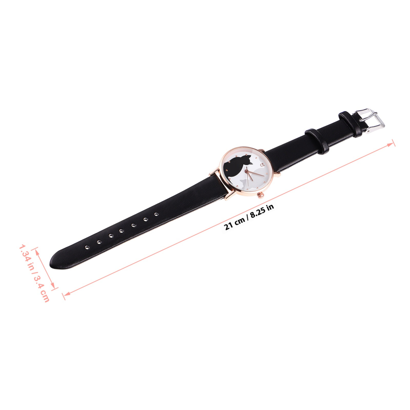 Lovely Cartoon Cat Kids Watch  - огляд і ціна Luxury Watch Gold And Black