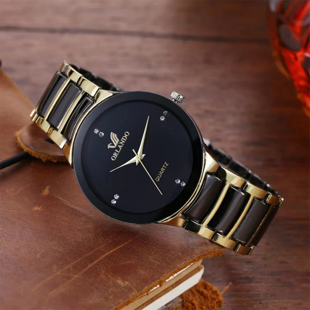 2024 Men Watches Fashion Stain - огляд і ціна Luxury Watch Gold And Black