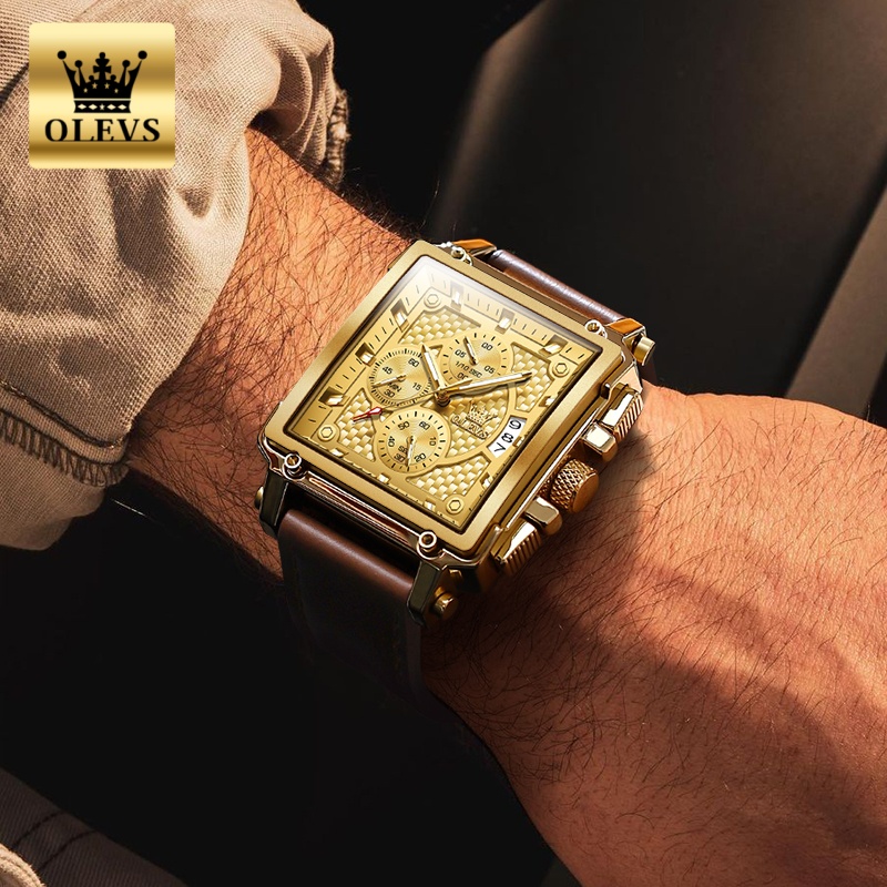 OLEVS Brand Mens Watches Water - огляд і ціна Luxury Watch Strap